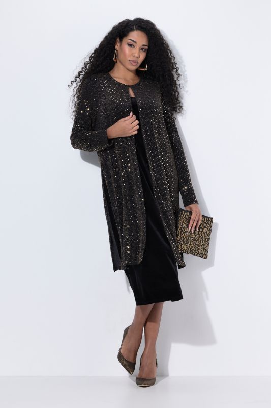 Сако дълго с пайети