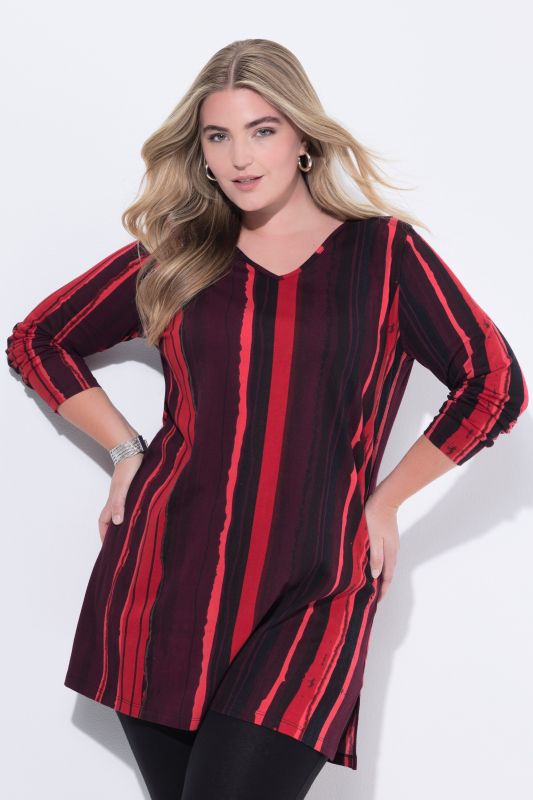 Туника с несиметрични райета