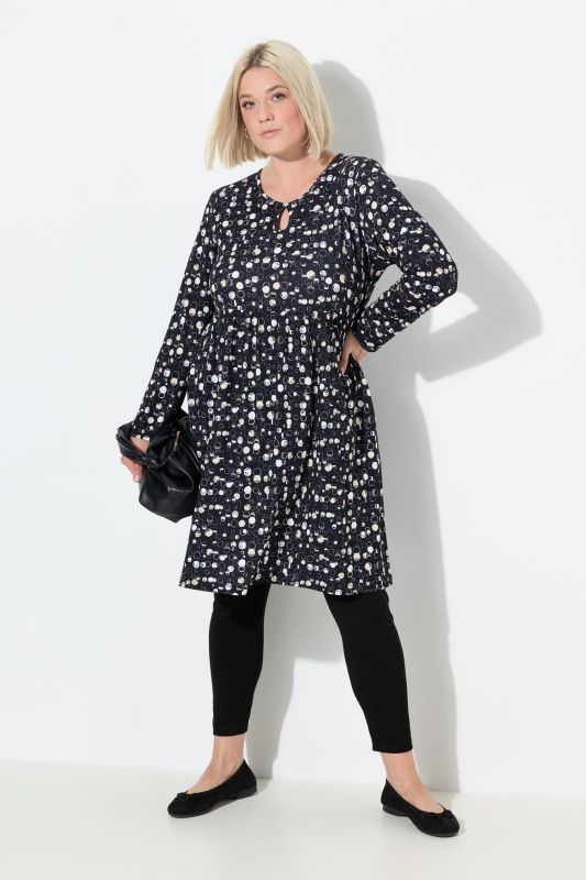 Рокля с принт на балончета