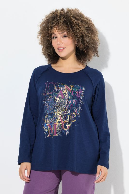Inverted Seam Long Sleeve Graphic Tee