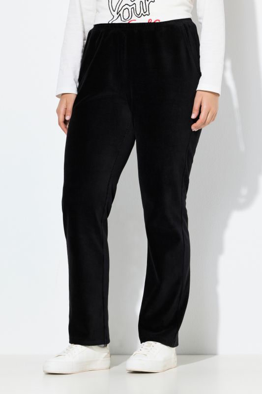 Corduroy Elastic Waist Pants