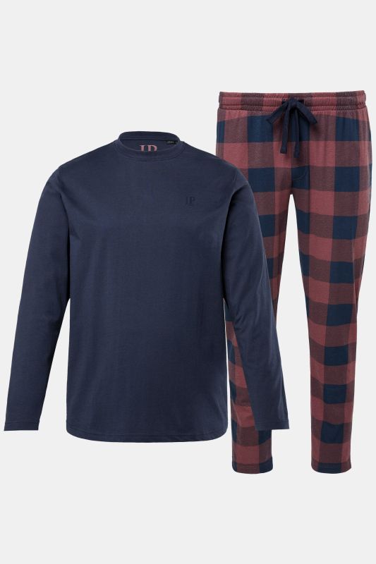 Пижама с кариран принт