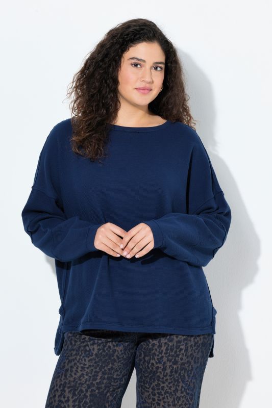 Inverted Seam Long Sleeve Sweatshirt