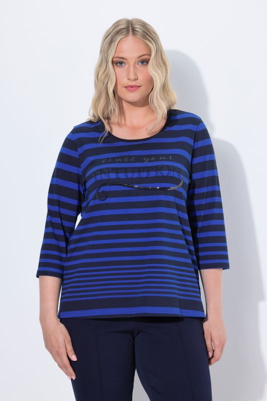 Trust Your Intuition 3/4 Sleeve Sparkle Tee