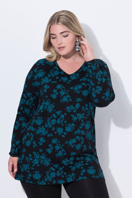 Туника с принт на цветя