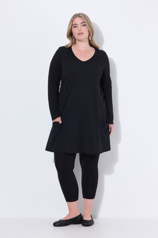 Empire A-Line Knit Pocket Tunic