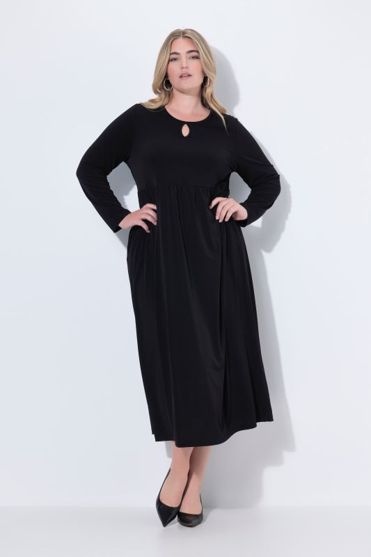 Matte Jersey Empire A-Line Pocket Dress