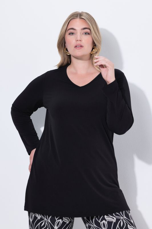 Matte Jersey Empire A-Line Tunic