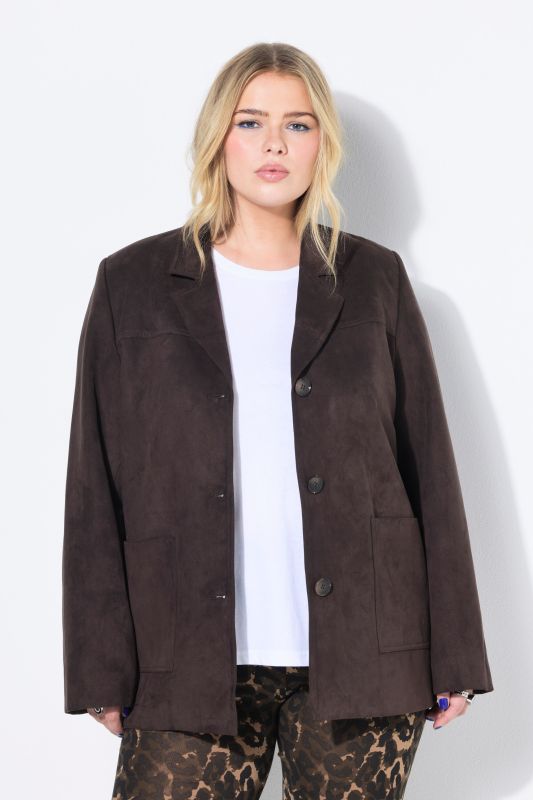 Блейзър от изкуствен велур