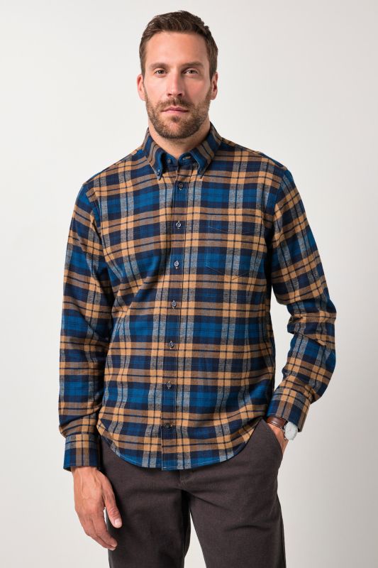 Риза с принт на квадратчета