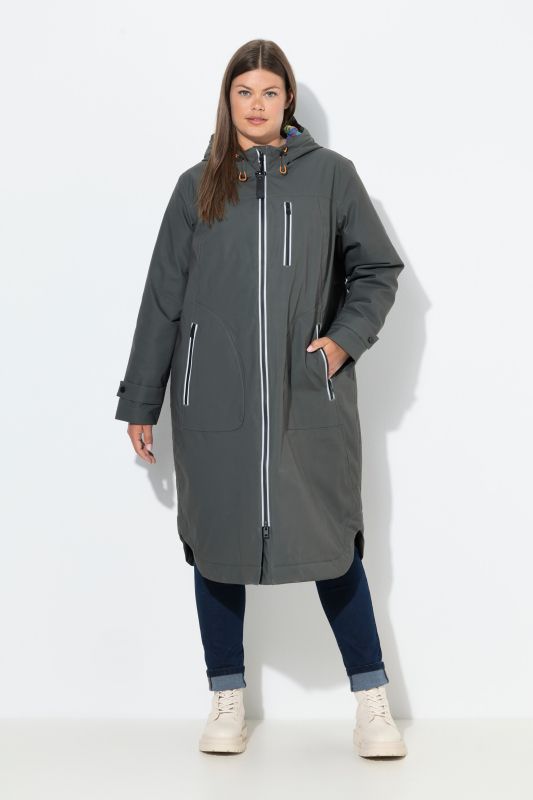 Палто трифункционално с контрастен цип