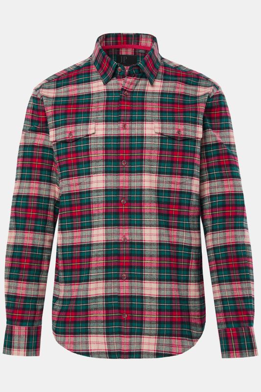 Риза с кариран мотив