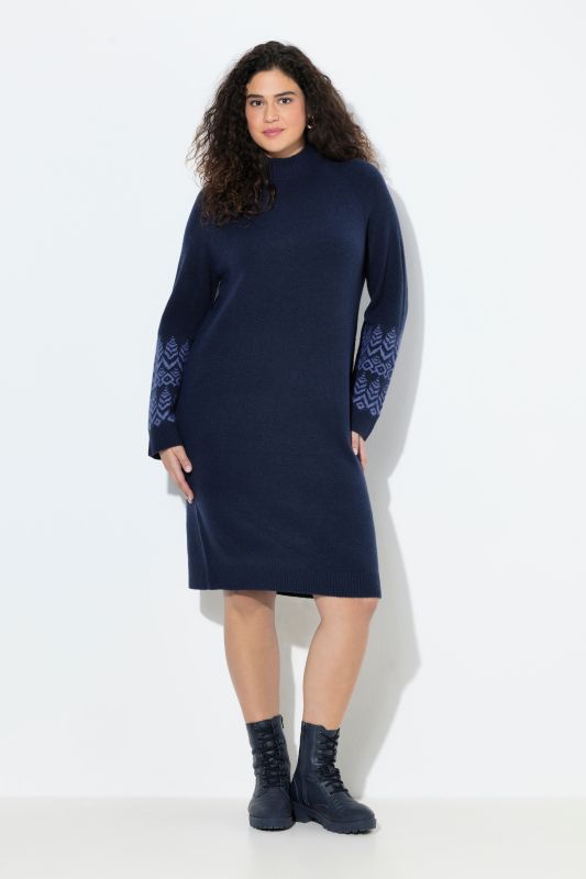 Norwegian Turtleneck Sweater Dress