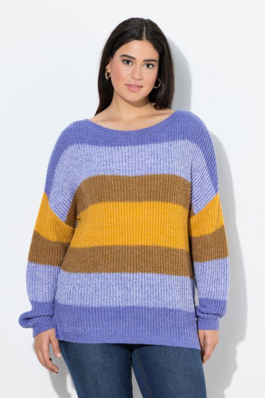 Colorful Chunky Striped Sweater