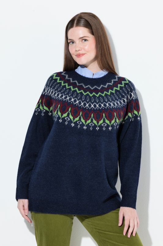 Norwegian Striped Long Sleeve Sweater