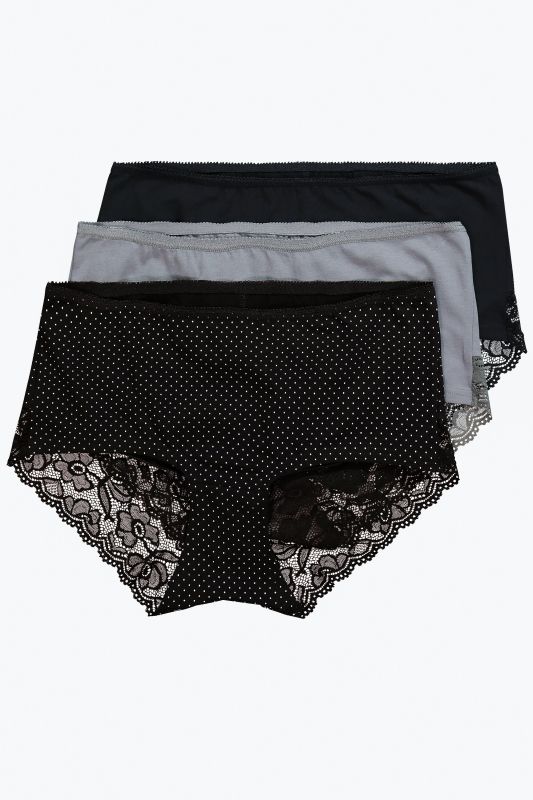 Бикини тип боксер с дантела