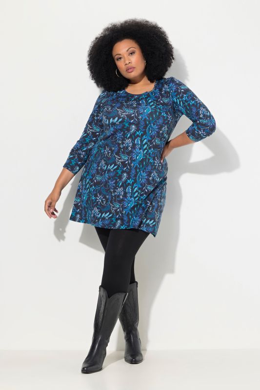 Туника с листов пейзли принт