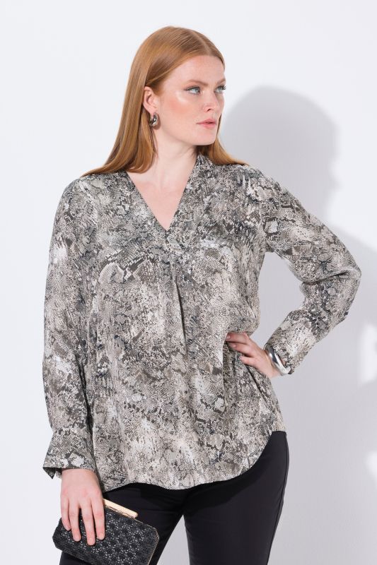 Туника със змийски принт