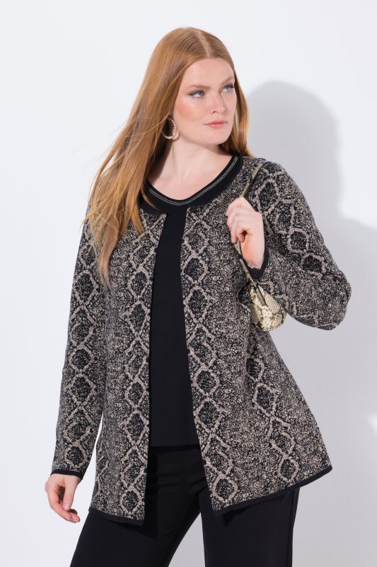 Жилетка със змийски принт