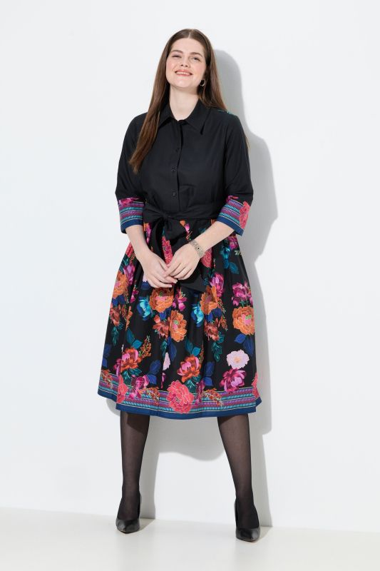 Рокля с копчета и цветя