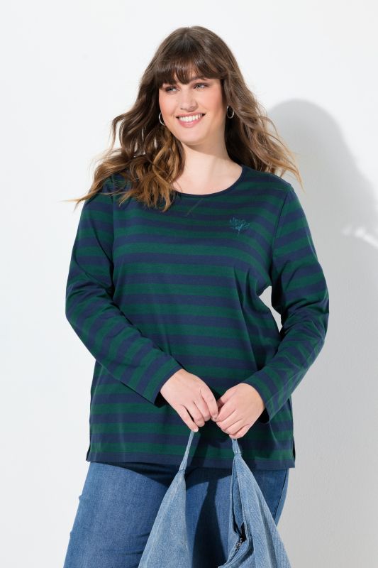 Блуза памучна с райета