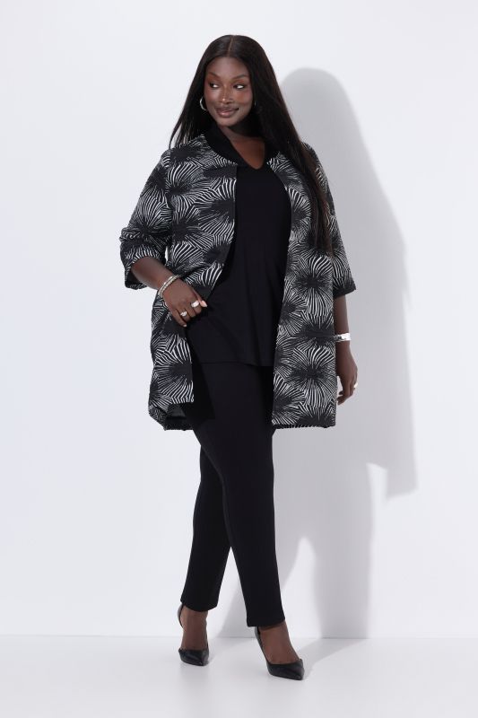 Сако с абстрактен принт