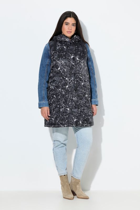 Елек с мраморен принт