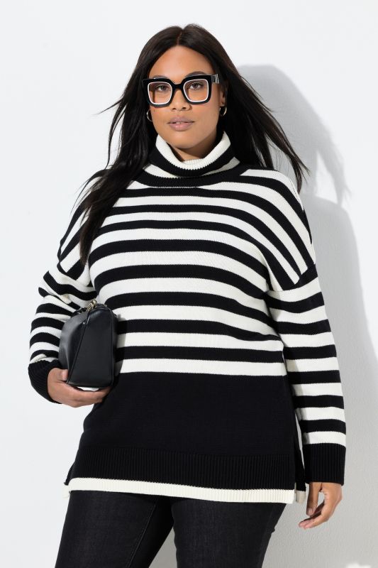 Пуловер с райета 