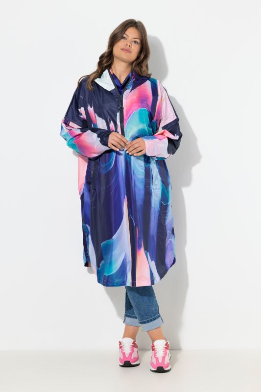 Дъждобран с вълнист принт