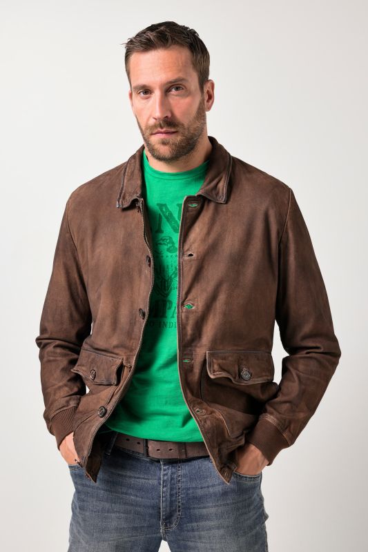 Яке кожено с винтидж визия