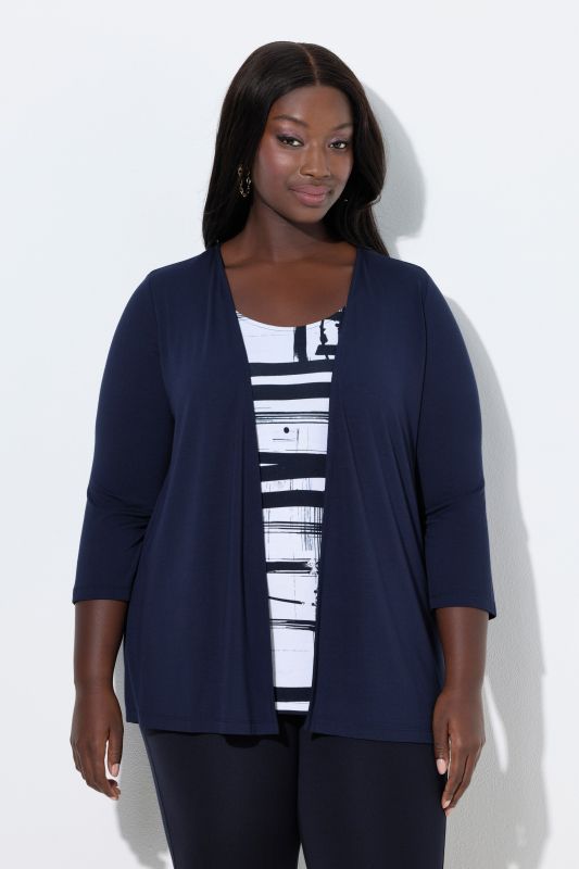 Блуза 2 в 1 с райета