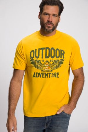 Тениска с надпис Outdoor Adventure