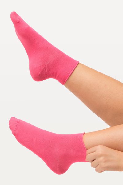 2 Pack Socks - Floral, Pink