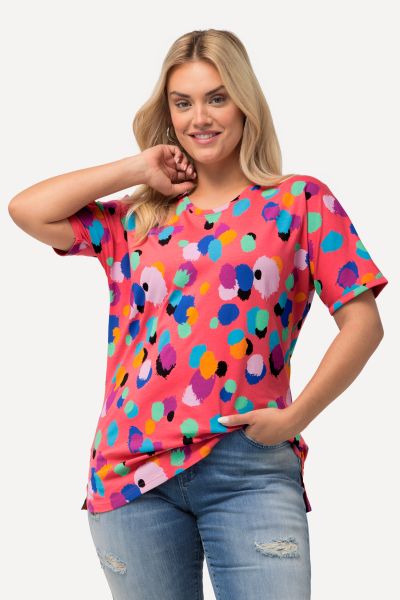 Тениска с цветни точки