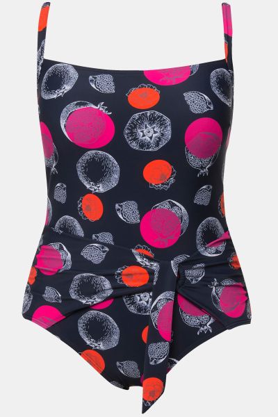 Pomegranate Print Swimsuit