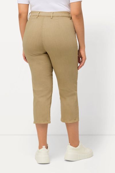 Cropped Stretch-Fit Mony Pants