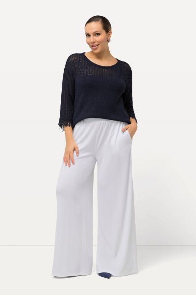 Textured Jersey Knit Pants