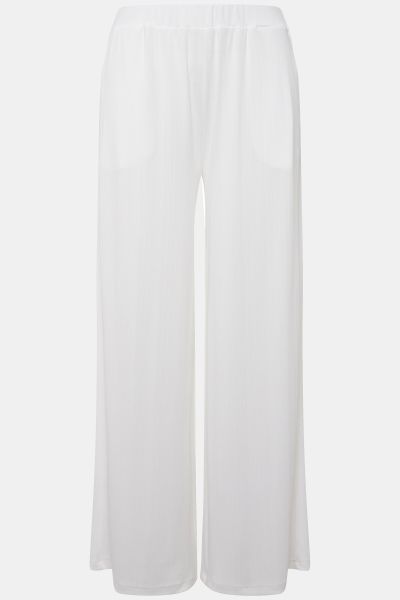 Textured Jersey Knit Pants
