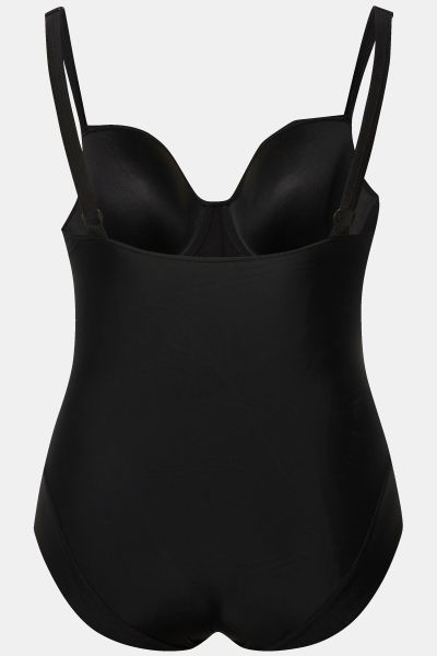 Shimmer Detail One Piece Underwire Swimsuit