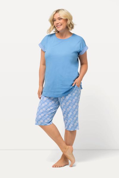 Geometric Print Short Pajama Set