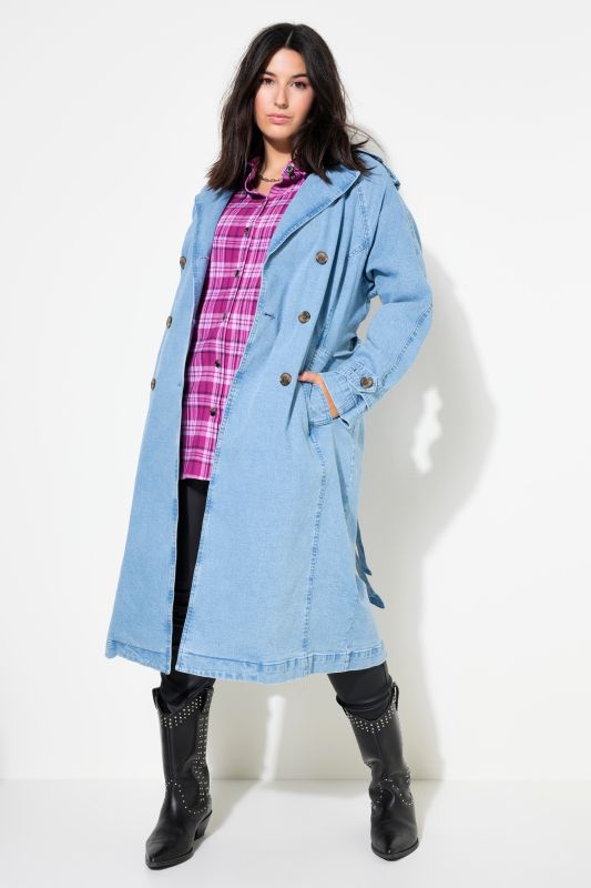 Denim Trench Coat