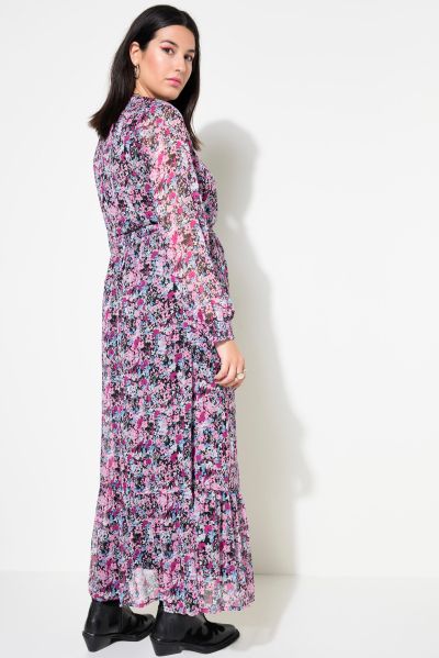 Millefleur Print Maxi Dress