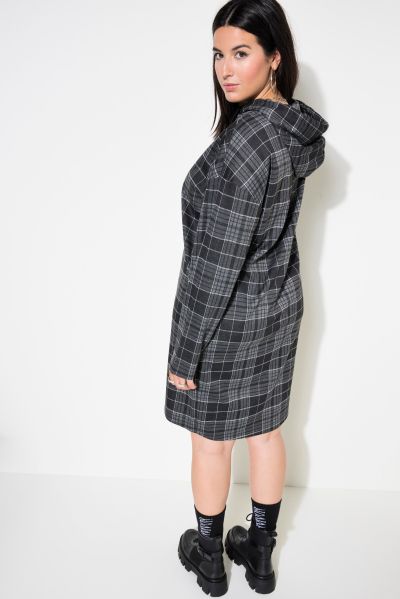 Plaid Hooded Dress