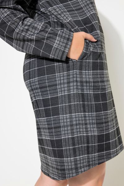 Plaid Hooded Dress