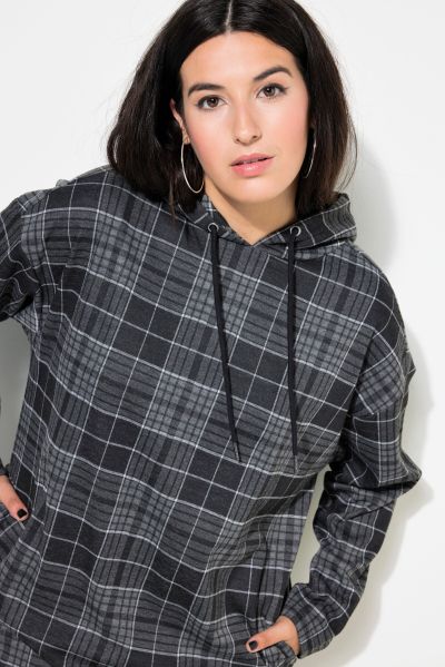 Plaid Hooded Dress