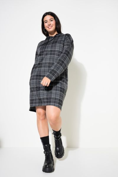 Plaid Hooded Dress