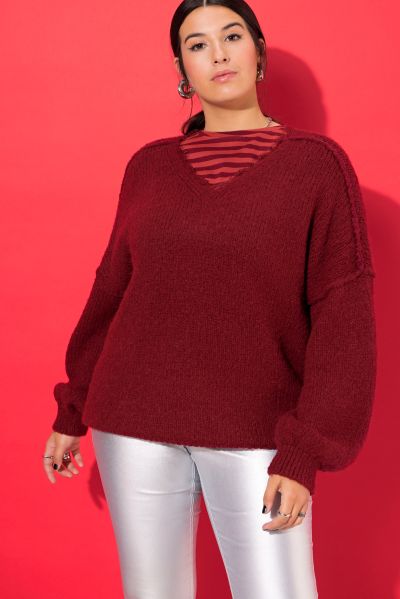 Lace Trim Sweater