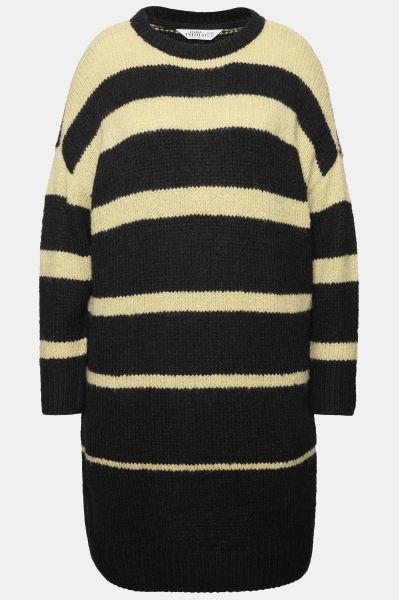 Block Striped Knit Dress