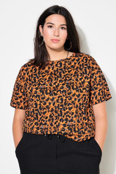 Leopard Print Short Sleeve Tee