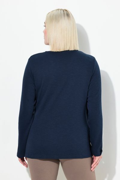 Wrap Maternity/Nursing Long Sleeve Tee